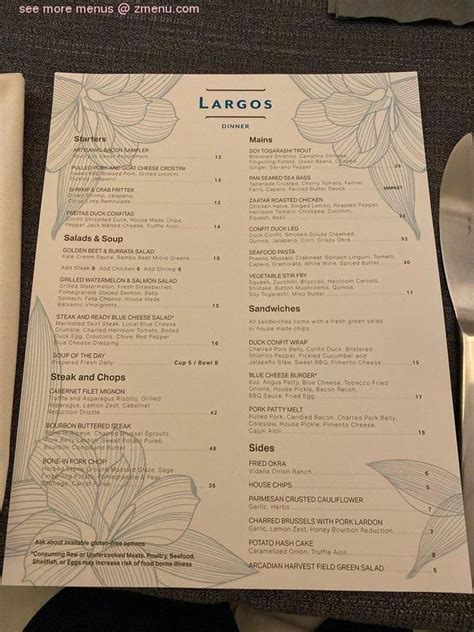 Online Menu of Largos, Cartersville, GA.